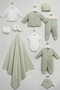 My Baby Kumsal 100% Cotton 10 Lu Hospital Release New Cute Puppies Patterned 10116 Green - 4