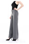 Wide Leg Maxi Length Fabric Pants - 2