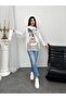 Hatunatila Patterned Crew Neck Long Sweater - 4769-44 - 2