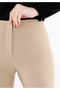 Wide Leg Maxi Length Fabric Pants - 3