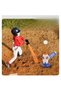 Flippy Interactive Baseball Game, Automatic Launcher, Bat 59cm + 5 Balls, 37x23x16 Cm Base, Multicolor - 2