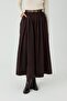 Belted Skirt Bitter Brown - 3