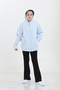 100% Organic Cotton Girls' Sweatshirt Cardigan with 3-Layer Fleece, Hood, Zipper, and Kangaroo Pocket - 4