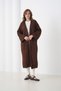 Maxi Length Long Sleeve Pocketed Sporty Stylish Knitwear Jacket Suitable for Women's Hijab - 5
