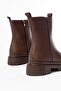 812-2012 Brown Luna Zippered Casual Women's Boots - 5