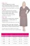 Women's Brown Double-Breasted Neck Plus Size Stretchy Maxi Dress - 6
