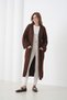 Maxi Length Long Sleeve Pocketed Sporty Stylish Knitwear Jacket Suitable for Women's Hijab - 2