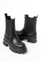 Fz-299 Black High-Top Elastic Daily Women's Boots