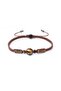 Tiger's Eye, Hematite Natural Stone Bracelet, Design Macrame Bracelet Adjustable