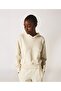 Eco Future Hooded Sweatshirt Beige Women's Sweatshirt -117818-Ys141