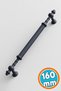 Furniture Drawer Kitchen Cabinet Cupboard Door Handles Knob Black Metal Handle 160 mm (16 cm)