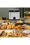 Electric Deep Fryer, Frying Basket, Stainless Steel, Adjustable Temperature, Easy Cleaning, Home Use - 4