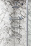 Chrome 3-Tier Bathroom Corner Shelf with Towel Rack Shampoo Holder Corner Shelf Bathroom Rack - 3