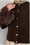 Heart Buttoned Sleeve Tassel Detailed Knitwear Cardigan - 2