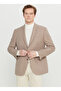 Regular Fit Brown Men's Jacket Ace004261379_Khv