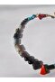 Raw Cut Natural Stone Detailed Chakra Choker Necklace - 7