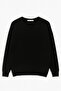 6183 women's nopeli Oversized knitwear thin basic sweater black