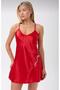 Satin Nightgown with Snake Detail, Stone Printed, Backless