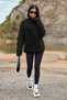 Half Turtleneck Plush Sweatshirt - 3
