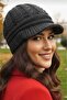Women's Double Layered Knitted Beanie Knitwear Beanie - 7