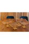 4-Piece Gold Cake Serving Cookie Set - 2