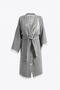 Gray Crescent Eye Kimono - 8