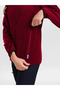 Women - Fleece Jacket - Burgundy - 3