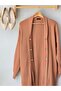 Cardigan Long Knitwear Button Detail Without Closure - 4