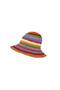 Zigzag Floral Pattern Hat - 2