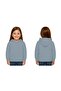 Unisex Plain Unprinted Children's Sweatshirt Hooded 3 Thread Ş Fleece-Lined Fabric - 2