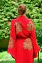 Red Ethereal Coral Kimono - 4
