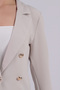 Women's Ecru Buttoned Jacket Arm-20K001151 - 3