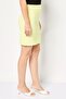 Women Textured Mini Skirt, Light Yellow - 4