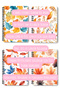 Autumn Leaves No:1 Design Wire Spiral A5 Squared 4-Piece Souvenir, Memory, School Notebook Set - 8