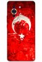 Huawei Nova 10 Compatible Turkish Flag Patterned Phone Case + Screen Protector - 5847