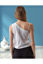 Women's One Shoulder Low-Cut Regular Fit Cotton Blouse - 2