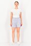 Women Textured Basic Shorts, Multicolor - 4