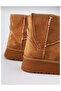 Girls' Short Boots with Fur and Wool Inside - 3