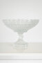 Crystal Glass Pedestal Fruit Bowl Serving Bowl, Salad Bowl – High Quality Stylish Tableware and Decorative Bowl - 2L - 4