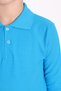 Unisex Children's Polo Neck School T-Shirt Basic Short Sleeve 2-Piece School Long Sleeve T-Shirt 5-16 Years Old Turquoise - 6