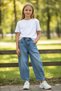 Girl's Wide Baggy Fit Wide Leg Jeans
