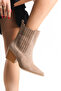 Women's Beige Suede Cowboy Western Elastic Pointed Boots - 3