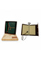 Luxury Vintage Leather Notebook with Compass Detail, Souvenir Diary with Antique Pages, Boxed Set with Vip Pen Gift - 7
