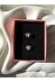 Silver Color Zircon Stone Heart Model Charm Ring - 2