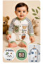 Premium Baby Boy Romper with Bear Detail - 2