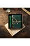Luxury Vintage Leather Notebook with Compass Detail, Souvenir Diary with Antique Pages, Boxed Set with Vip Pen Gift - 5