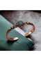 Copper Bracelet Copper Bracelet Copper Bracelet with Natural Stone Tiger's Eye Stone Copper Bracelet Pure Copper - 4