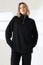 Women's Stand-Up Collar Double Suit with Metal Detail - 5