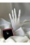 Silver Color Daisy Model Zircon Stone Detail Ring