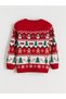 Lcw Kids Red Christmas Themed Boys' Knitwear Sweater - 4